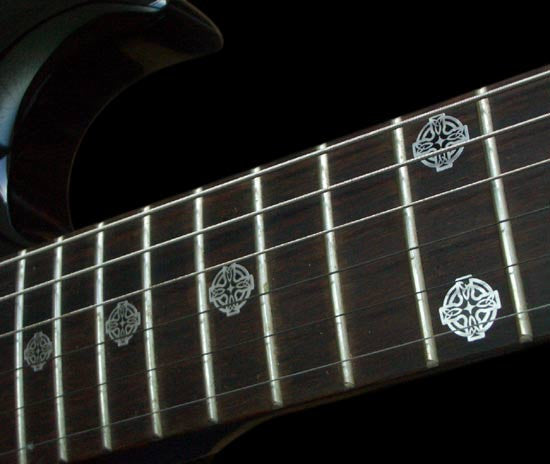 Metallic Celtic Cross - Fret Markers for Guitars & Bass - Inlay Stickers Jockomo