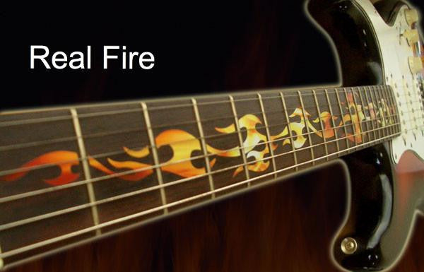 Fire Flames - Fret Markers for Guitars - Inlay Stickers Jockomo