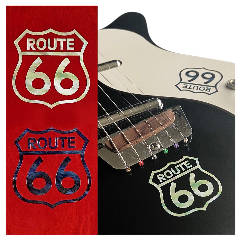 Route 66 (2 Colors) - Inlay Stickers Jockomo