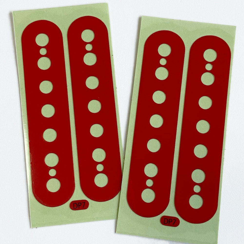 Pickup Stickers for 7 String Guitar Humbuckers - Inlay Stickers Jockomo