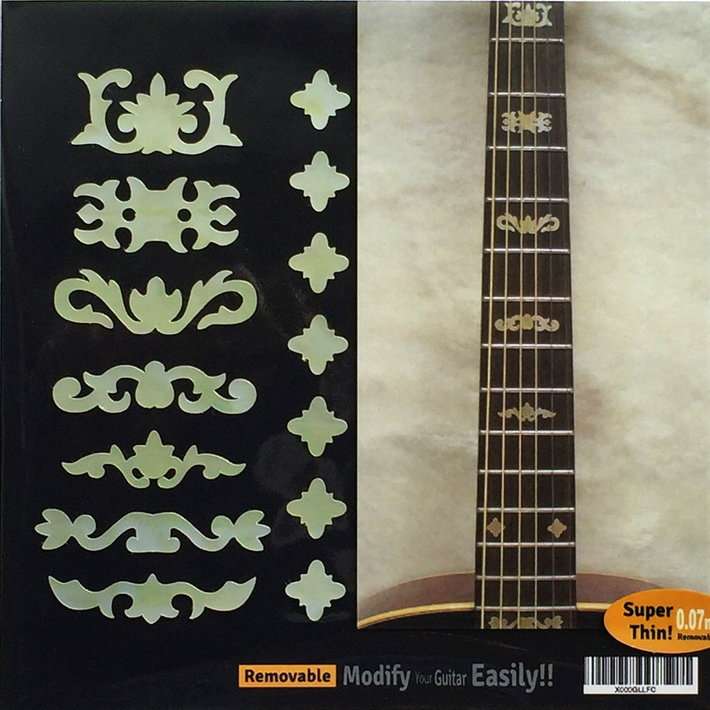 Deluxe#1 - Fret Markers for Guitars - Inlay Stickers Jockomo