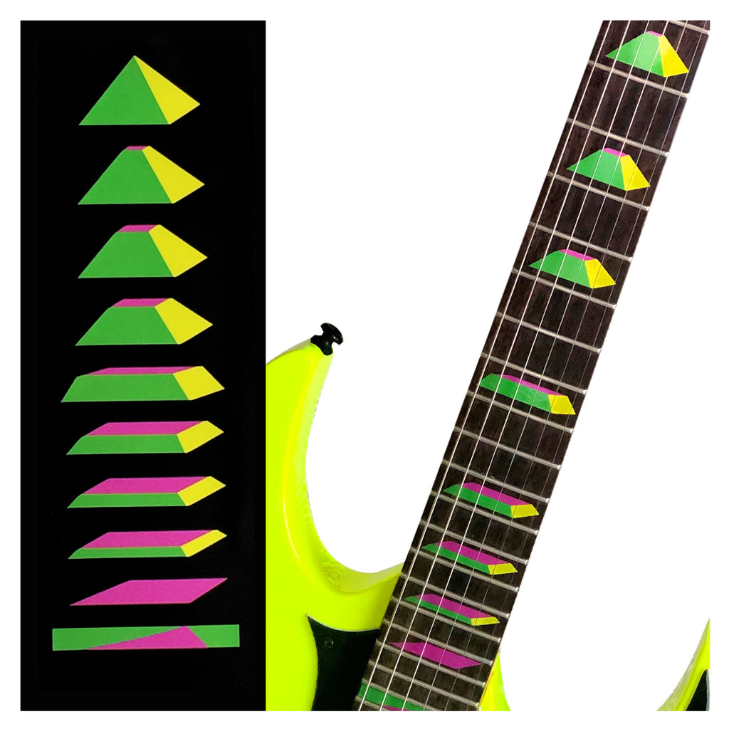 Steve Vai Pyramid - Fret Markers for Guitars & Bass - Inlay Stickers Jockomo