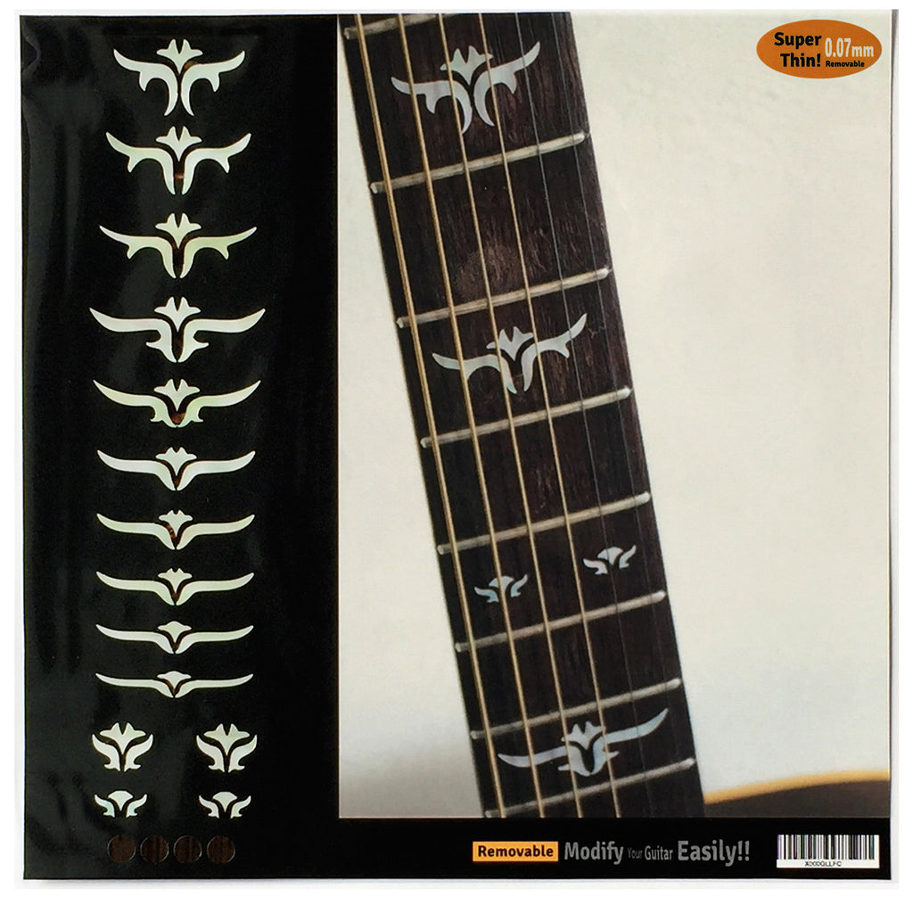 Tailored Leaves - Fret Markers for Guitars & Bass - Inlay Stickers Jockomo