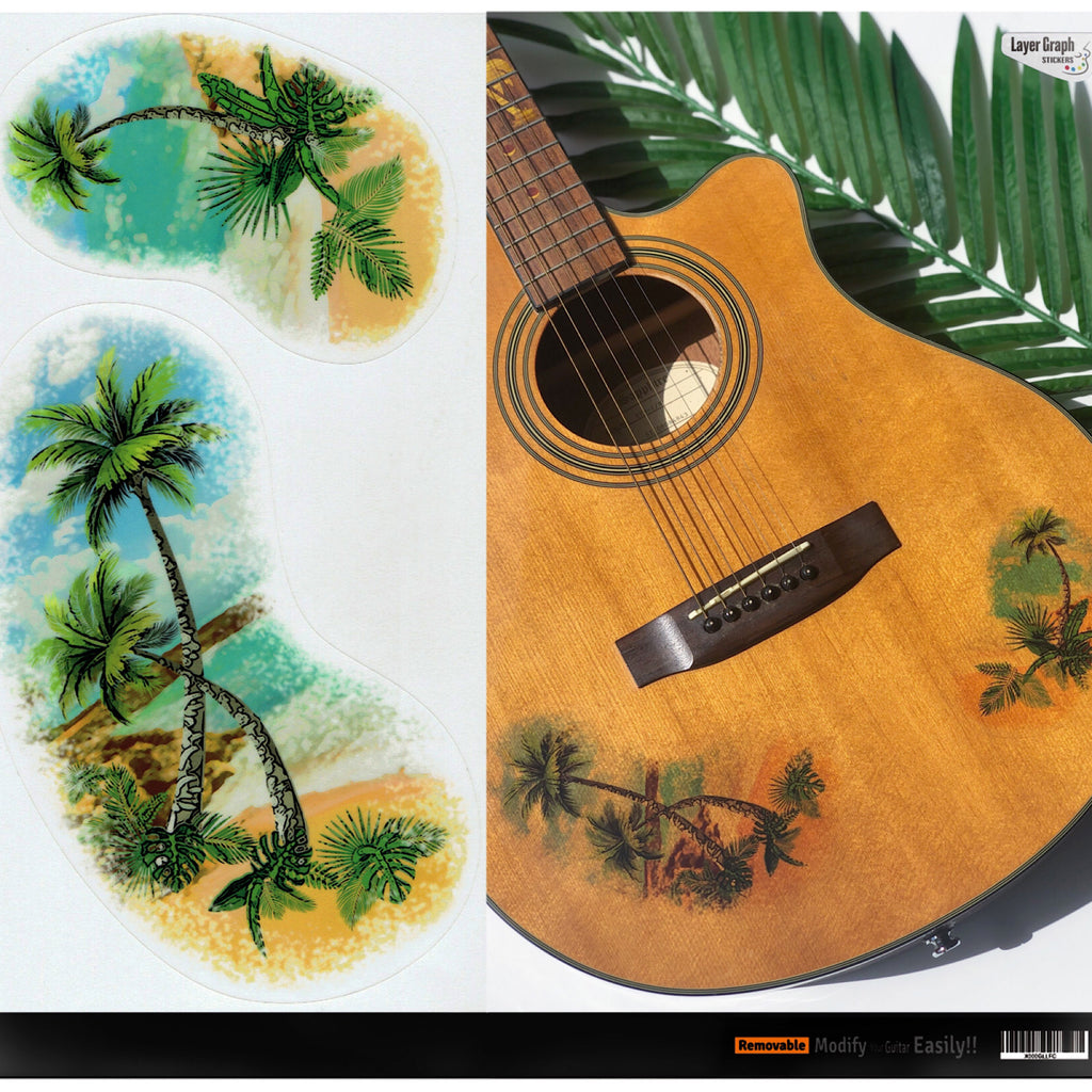Vintage Palm Trees - Layer Graph Stickers - Inlay Stickers Jockomo