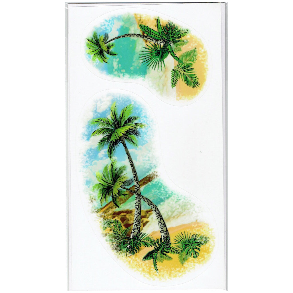 Vintage Palm Trees - Layer Graph Stickers - Inlay Stickers Jockomo