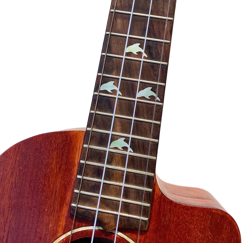 Dolphins - Fret Markers for Ukuleles (2 Colors) - Inlay Stickers Jockomo