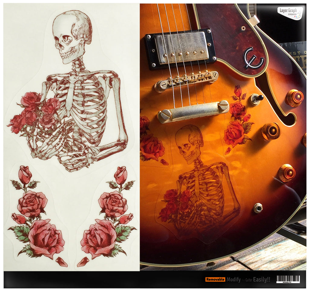 Skeleton - Memories in a Bouquet of Roses - Layer Graph Stickers - Inlay Stickers Jockomo
