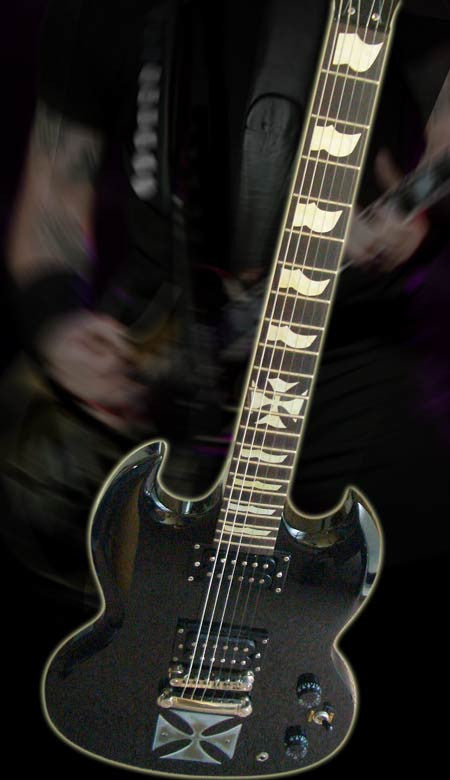 Hetfield (Metallica) Iron Cross - Inlay Stickers Jockomo