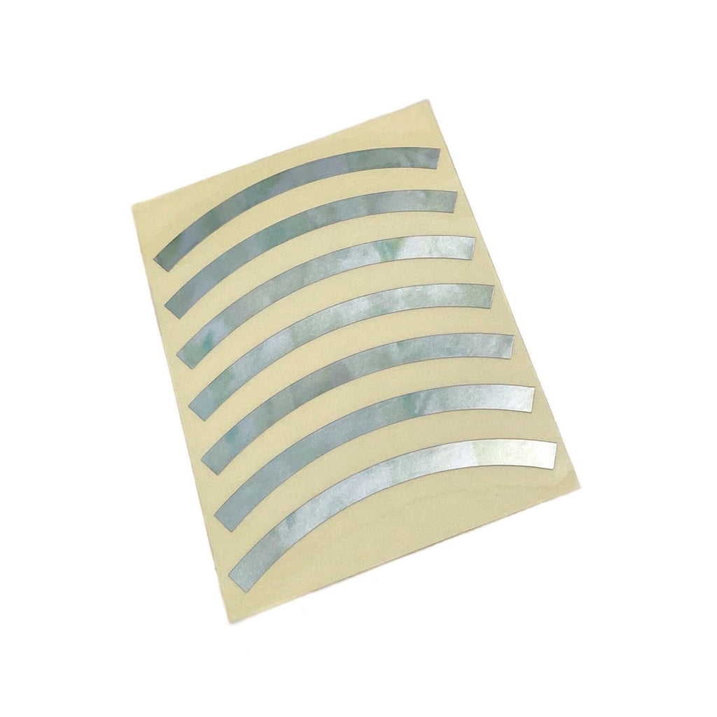 Rosette Stripes (White Pearl) - Purfling for Guitars - Inlay Stickers Jockomo