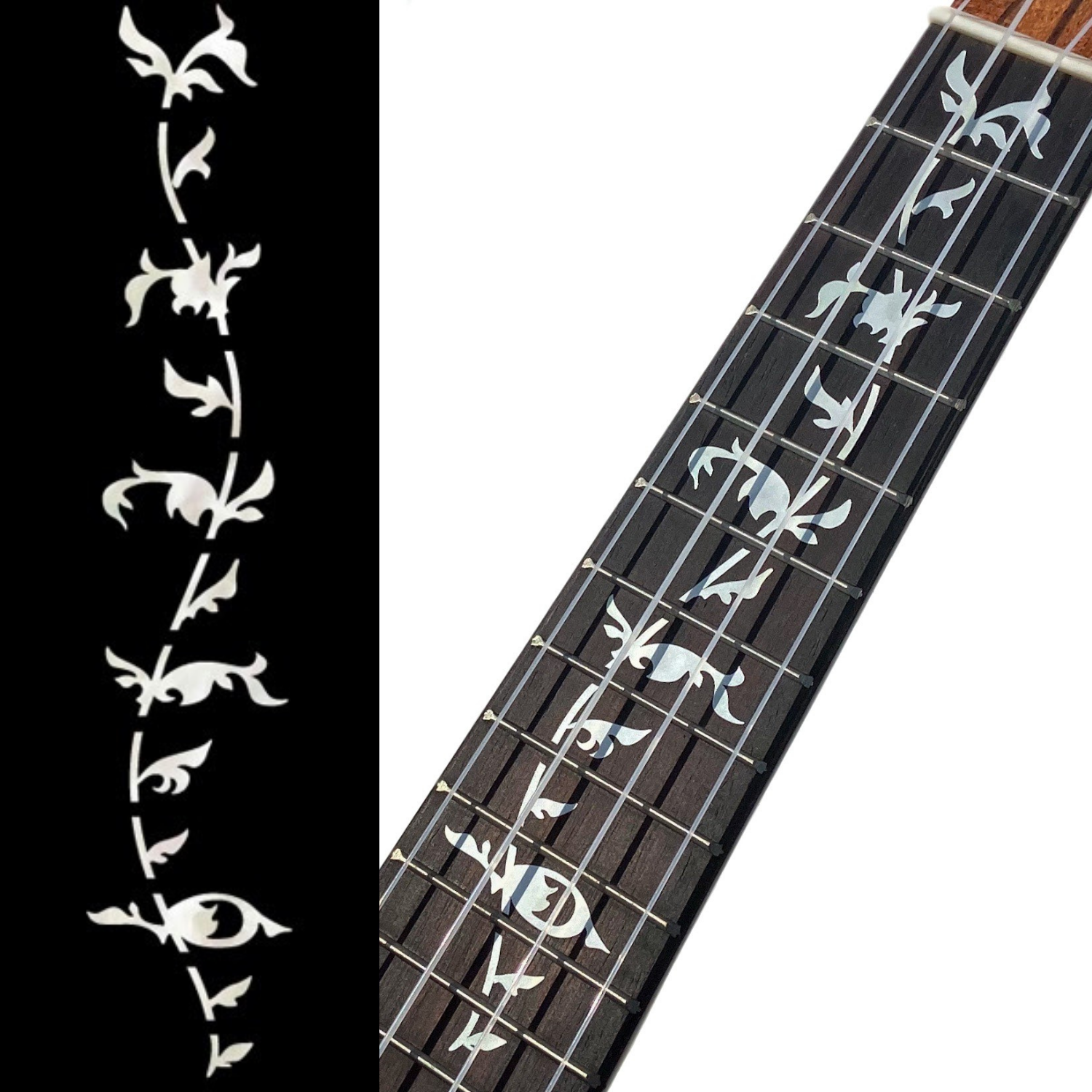 Inlay Sticker Griffbrett Position arker für Gitarren - Tree of Life - Abalone-ix Inlay Sticker Griffbrett Position arker für Gitarren - Tree of Life - Abalone-ix