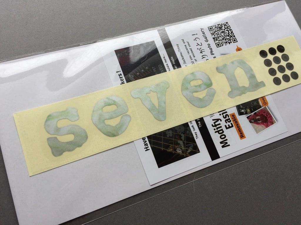 Mick Thomson "Seven" - Fret Markers for Guitars & Bass - Inlay Stickers Jockomo