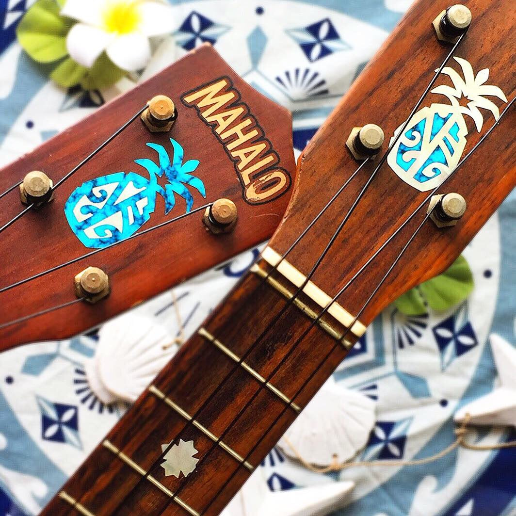 Ukulele Headstock Inlay Stickers Jockomo