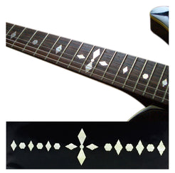 Diamond Checker Fret Markers - Inlay Stickers for Guitars