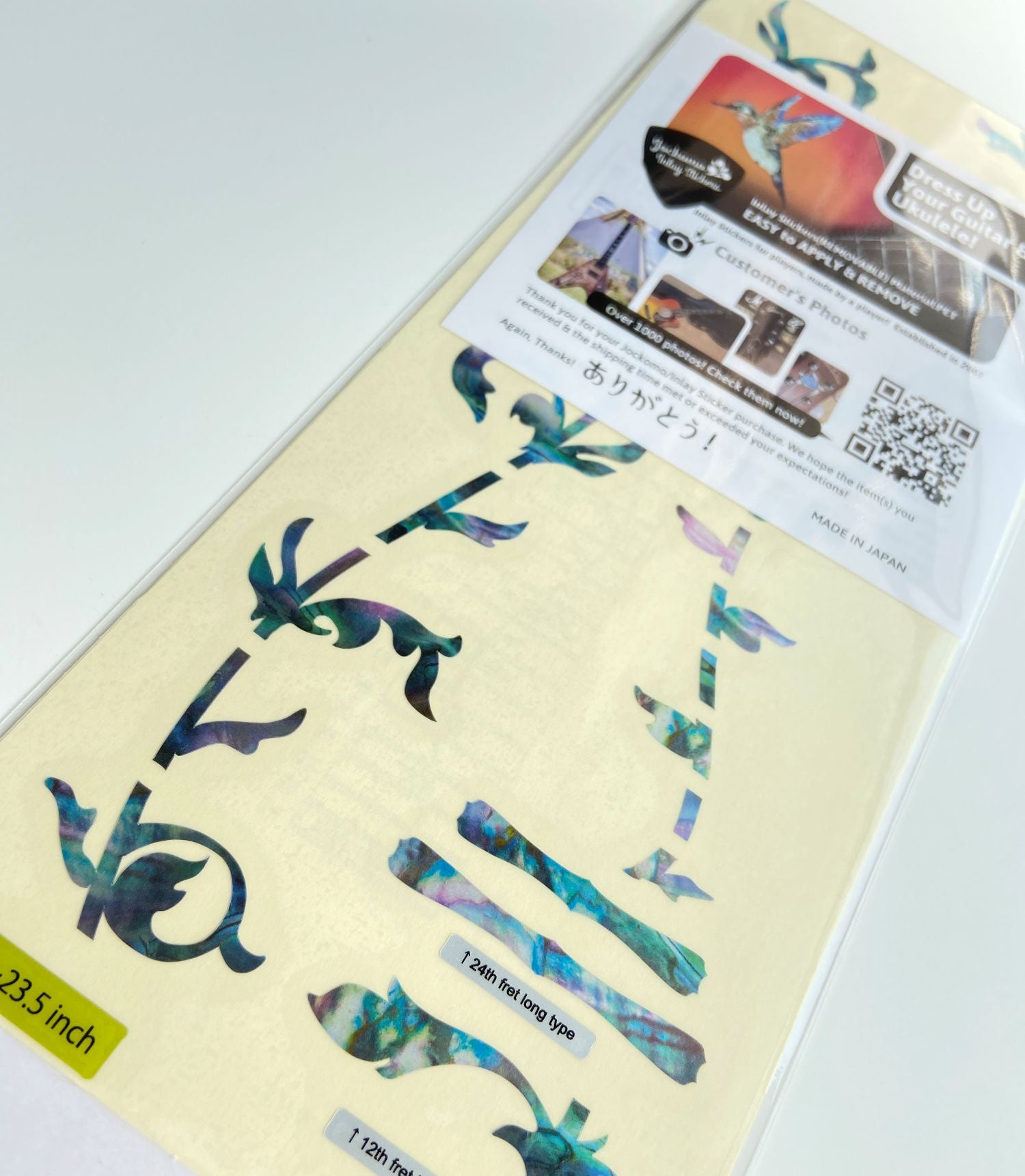 Tree of Life for 23–23.5" Scale Travel Guitars - Inlay Stickers Jockomo