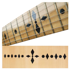 Diamond Checker Fret Markers - Inlay Stickers for Guitars