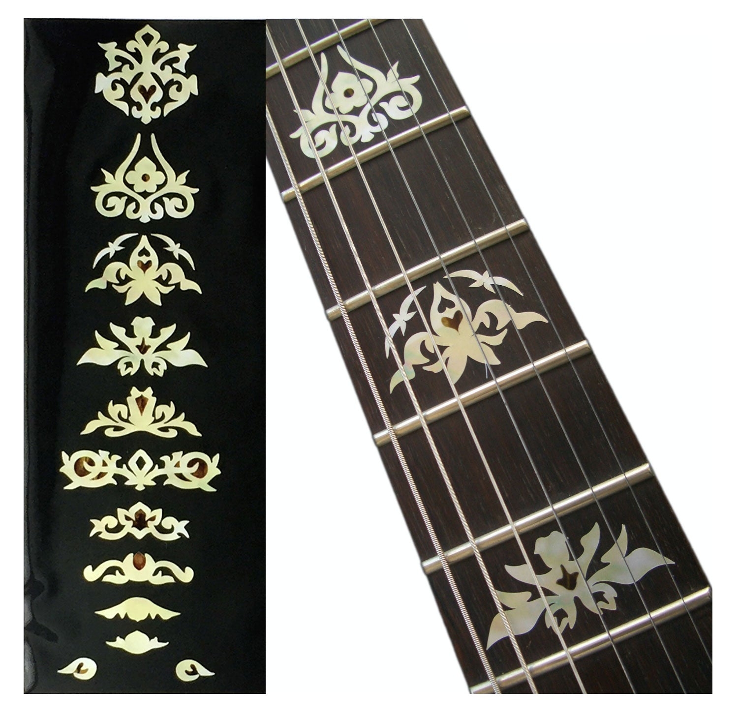 Vintage style Grateful Dead Jerry Garcia fret markers for guitars