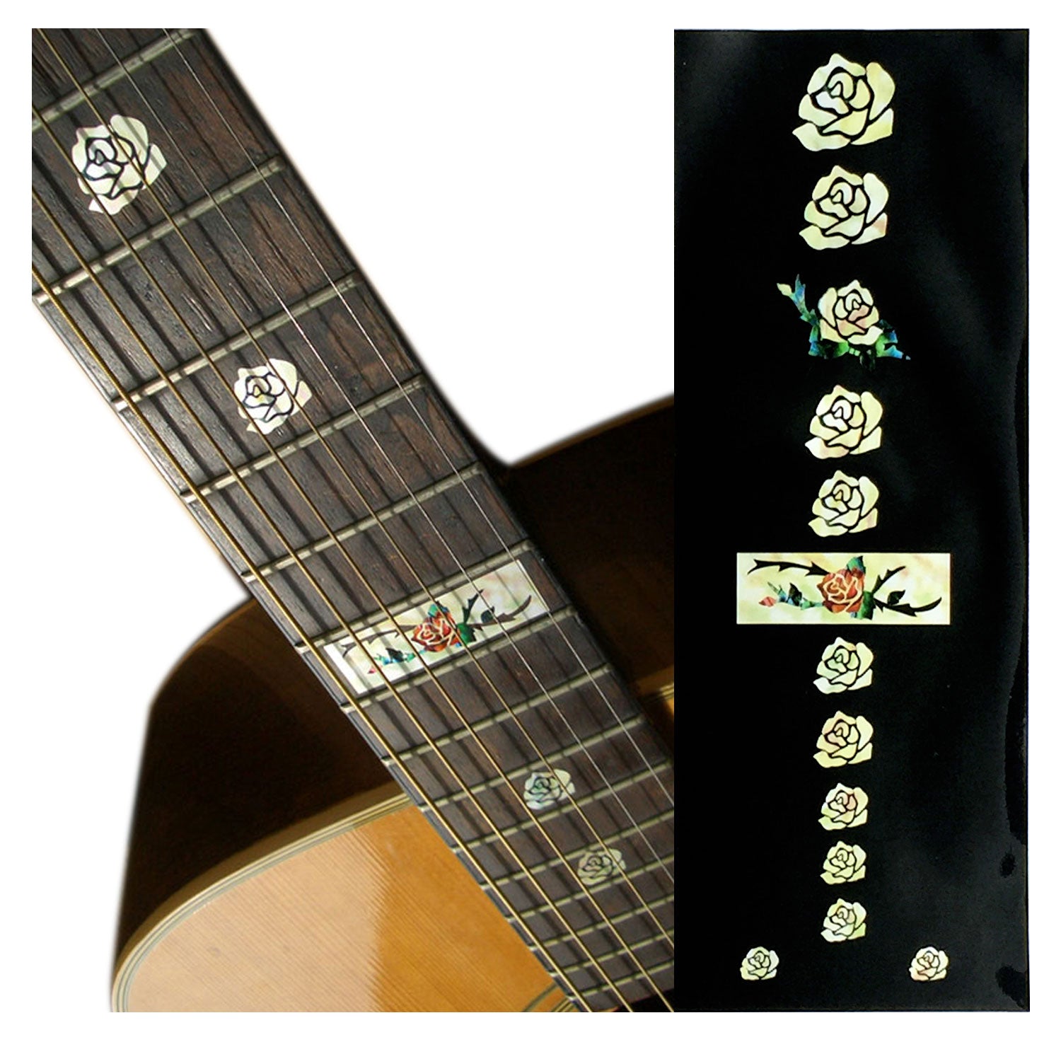 Roses - Fret Markers for Guitars & Bass