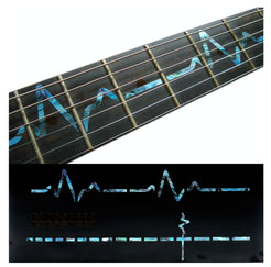 EKG (ECG) Heartbeat Line pulse fret markers for guitars