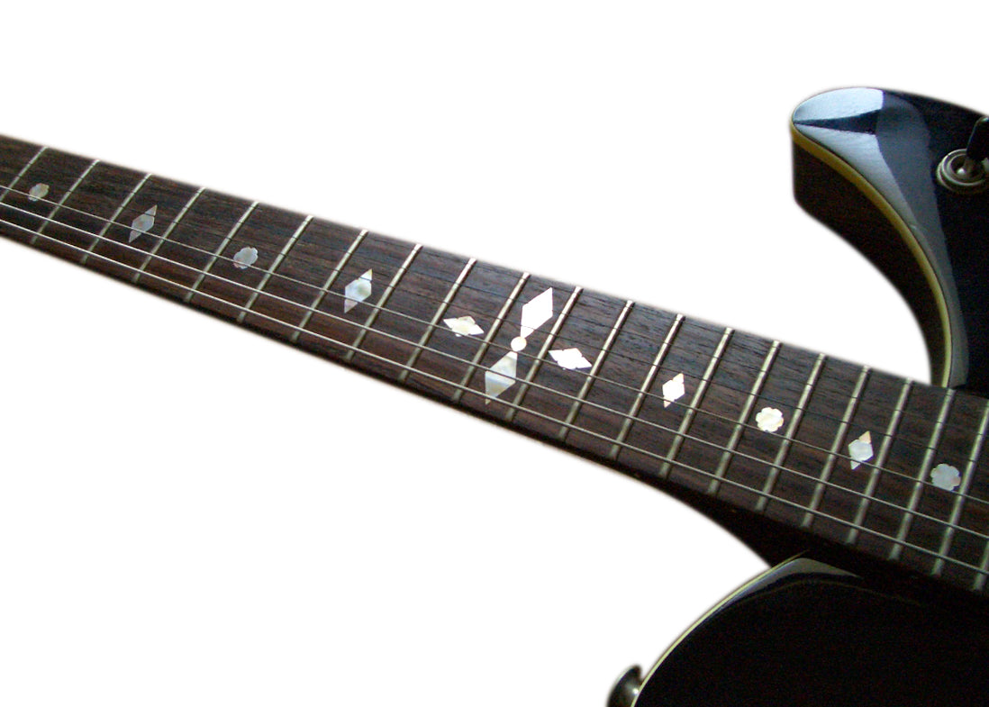 Diamond Checker Fret Markers - Inlay Stickers for Guitars