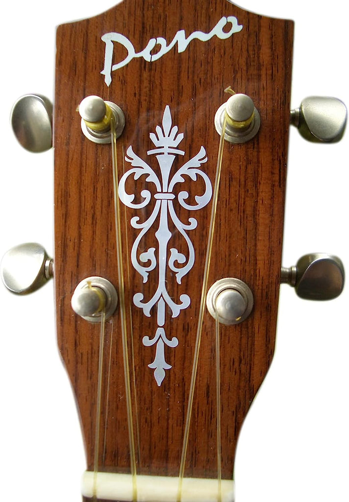 Small Torch - Guitar & Ukulele Headstock - Inlay Stickers Jockomo