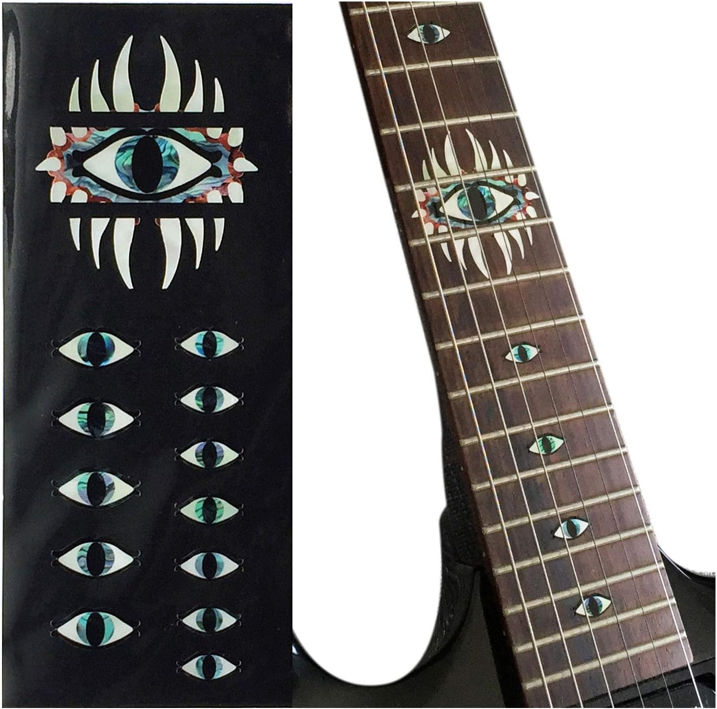 Mystic Eye Fret Markers Decals for Guitar - Inlay Stickers Jockomo