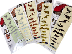 Bat Wings (Vampire Bats) - Fret Markers for Guitars & Bass