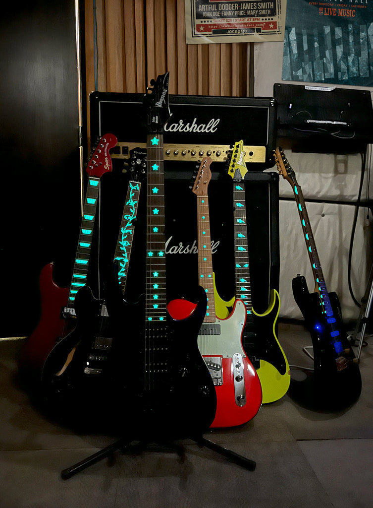 Glow in the Dark / Stars - Fret Markers for Guitars & Bass