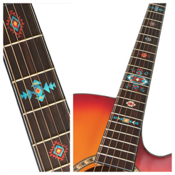 Native American style Ethnic pattern fret markers decals