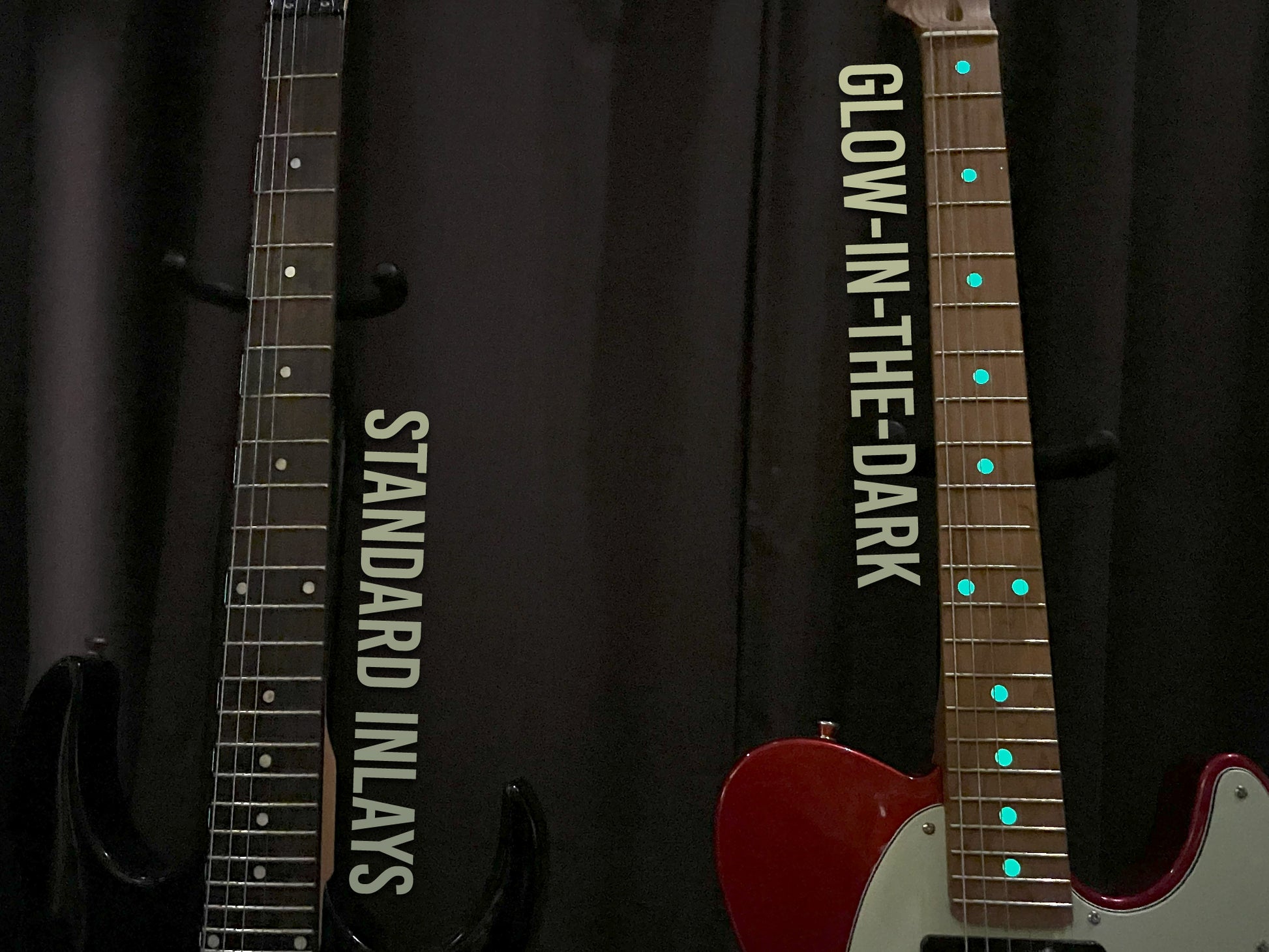 Glow in the Dark / Custom Dot Fret Markers - Inlay Stickers Jockomo