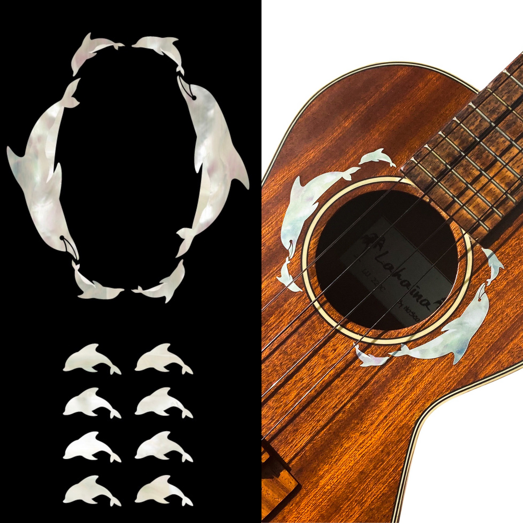 Dolphins Rosetta and Fret Markers / UKR-275DR