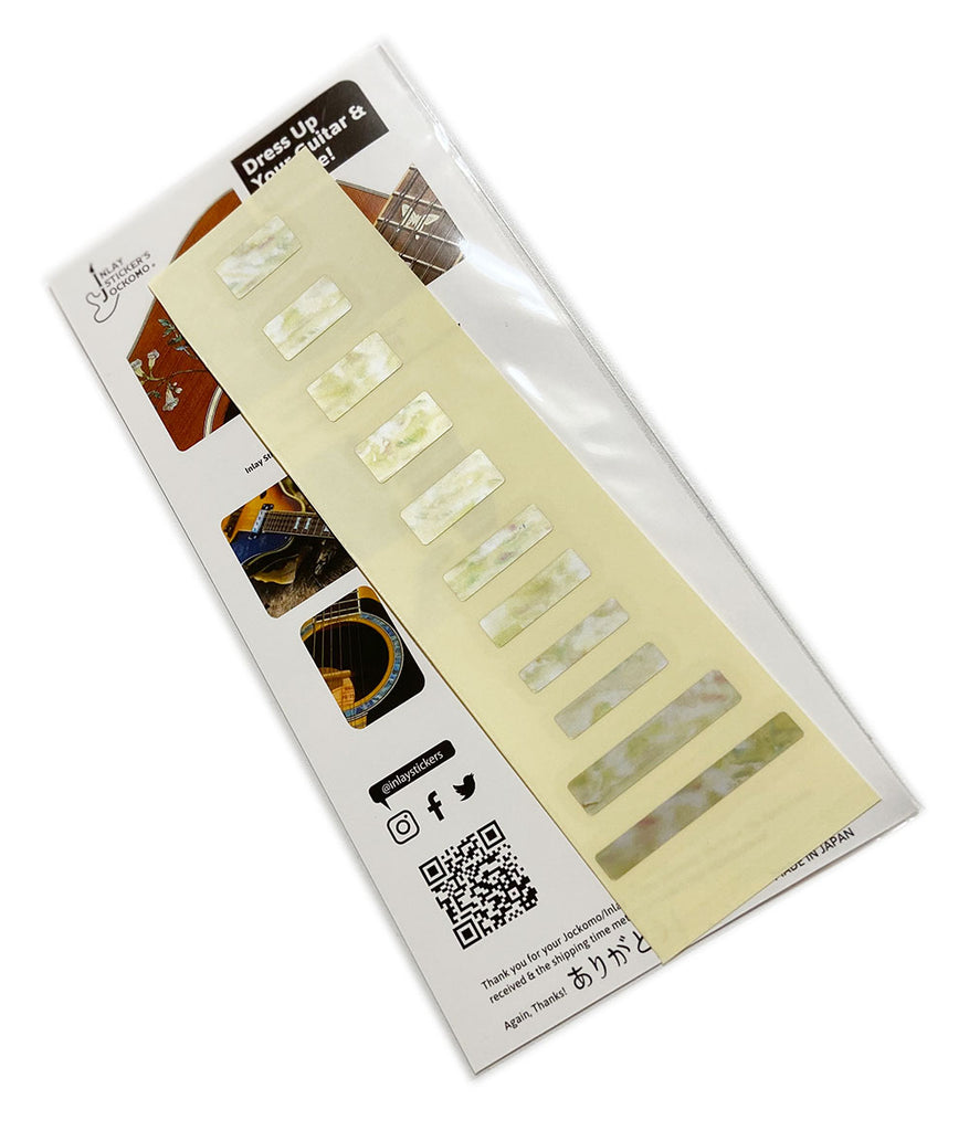 ES-330 Vintage Blocks - Fret Markers for Guitars / F-007VB-WT