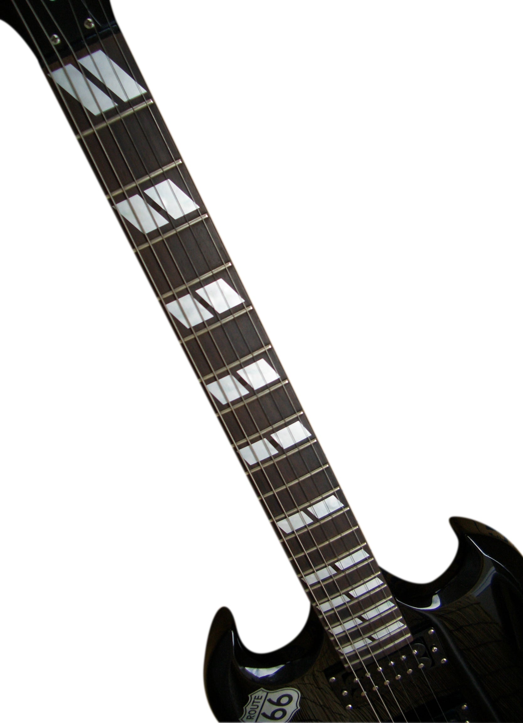 Double-Parallelogram 175 Style Block Fret Markers