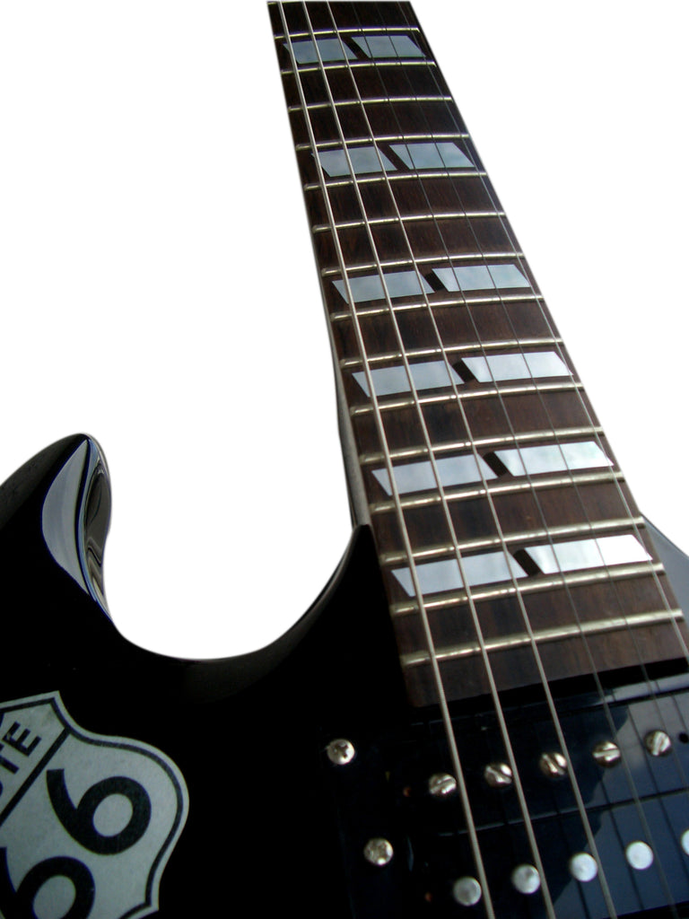 Double-Parallelogram 175 Style Block Fret Markers / F-011DP-WT
