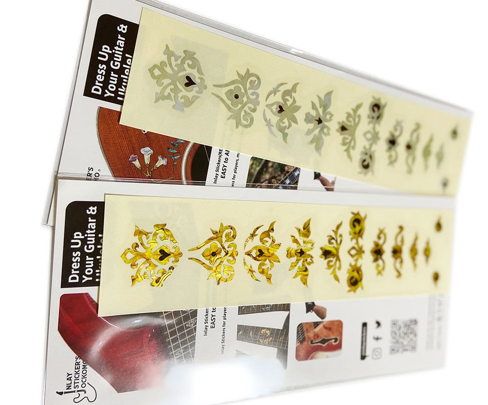 Vintage style Grateful Dead Jerry Garcia fret markers for guitars