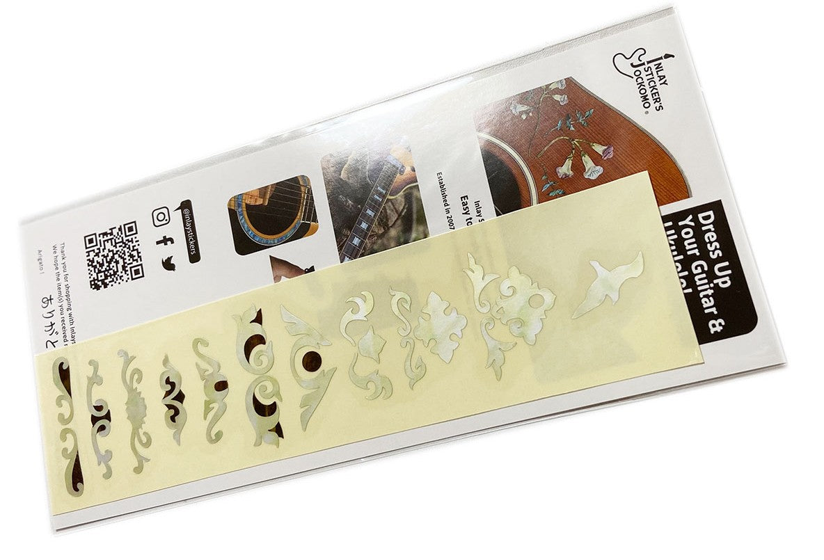 Vintage style Grateful Dead Jerry Garcia fret markers for guitars