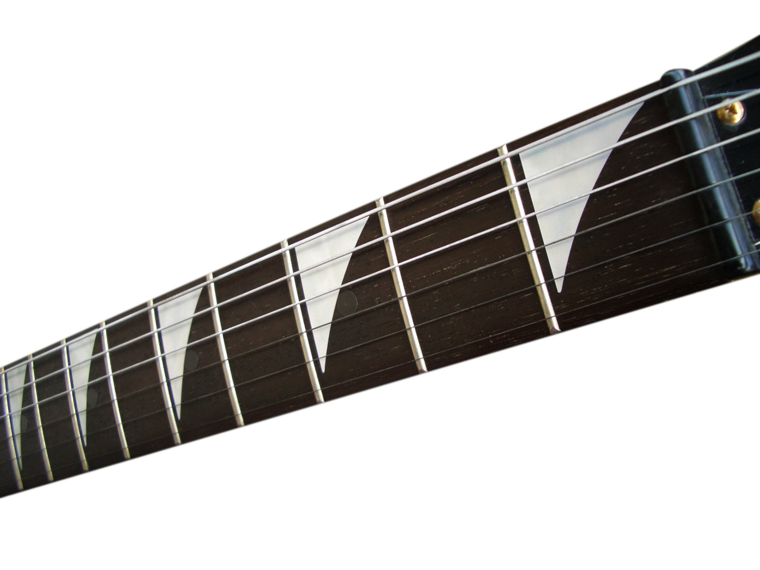 Jackson style shark fin fret markers for guitars