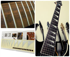 Jackson style shark fin fret markers for guitars