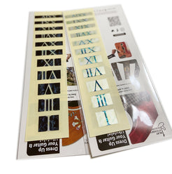 Roman Numeral Blocks by Inlay Sticker Jockomo