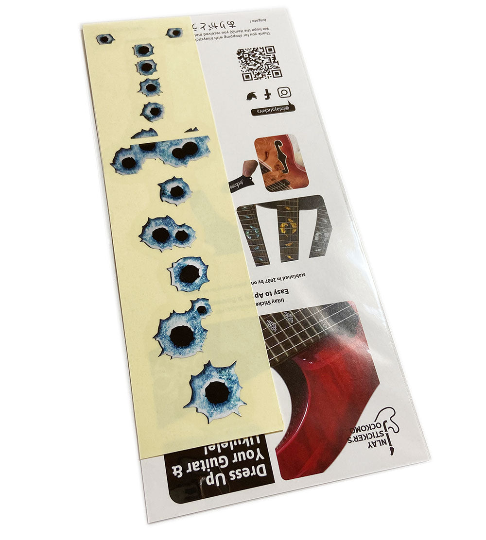 Bullet Holes - Fret Markers for Guitar & Bass