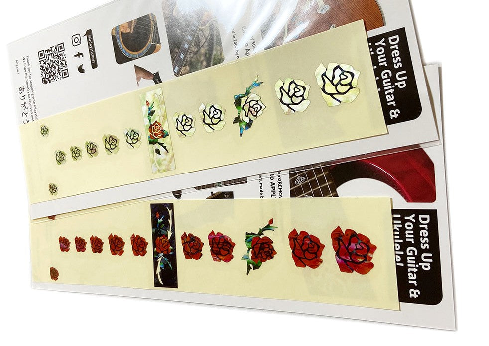 Roses - Fret Markers for Guitars & Bass