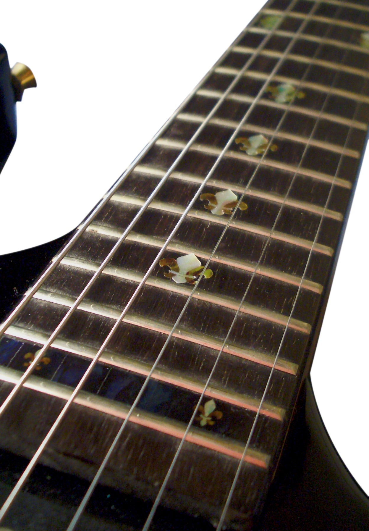 Elegant & classic Fleur de Lys symbols fret markers for guitars