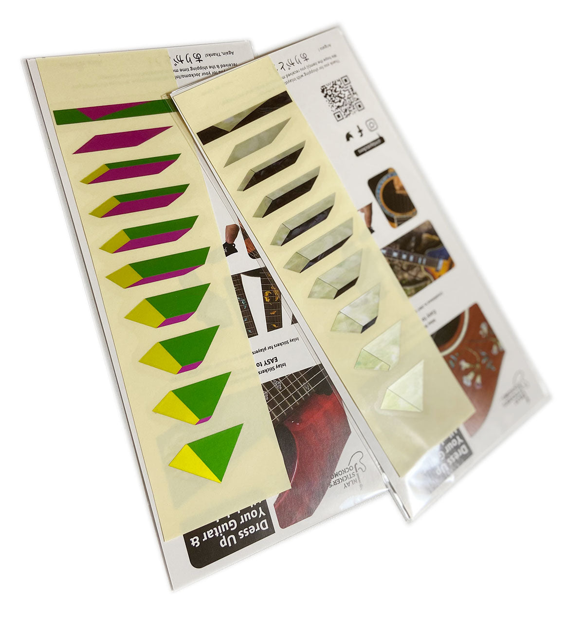 Steve Vai Ibanez UV77 Pyramid style fret markers for guitars