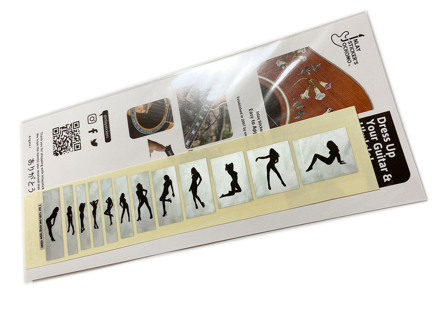 Stripper Girls Blocks Fret Markers Inlay Sticker