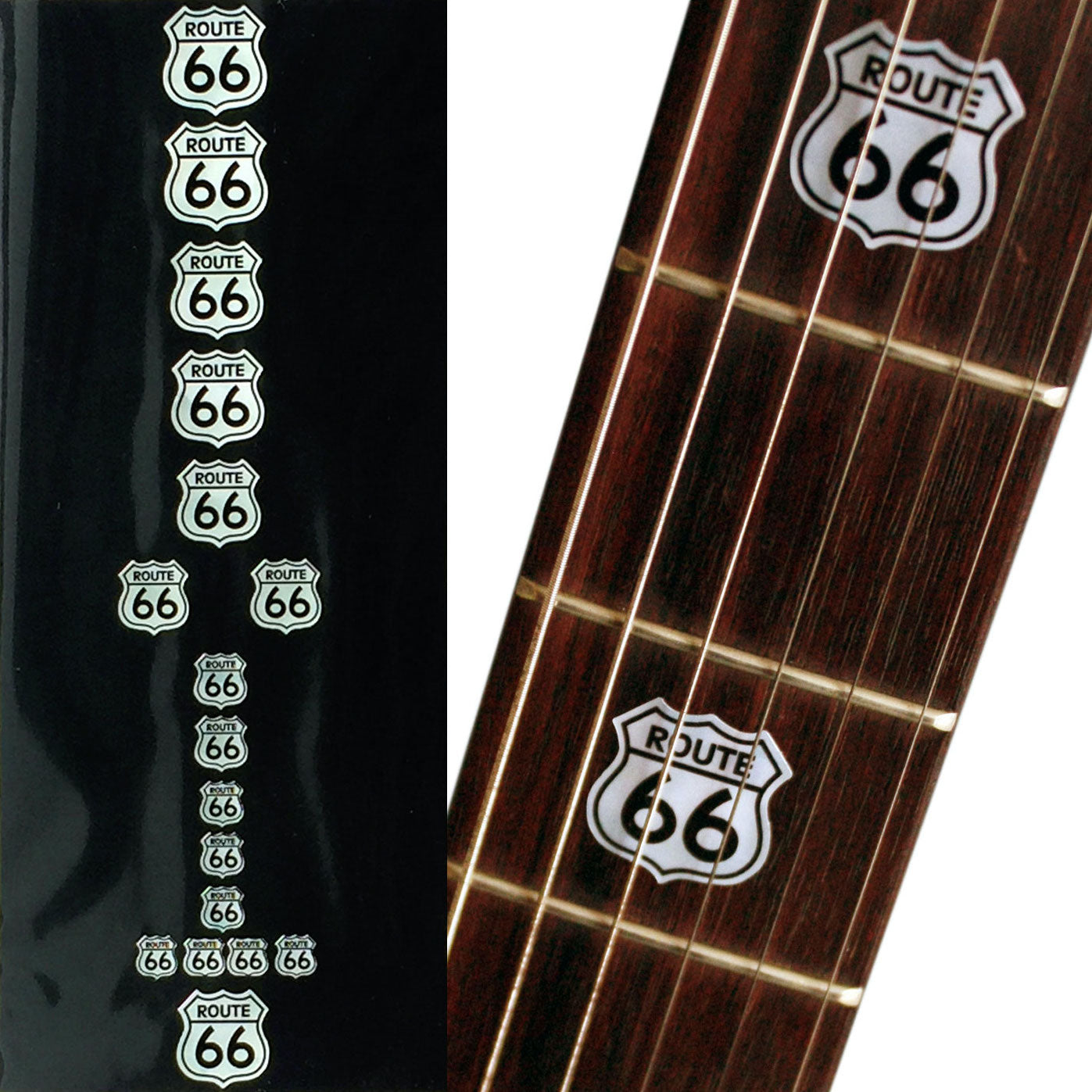 Route 66 - Fret Markers for Guitars & Bass