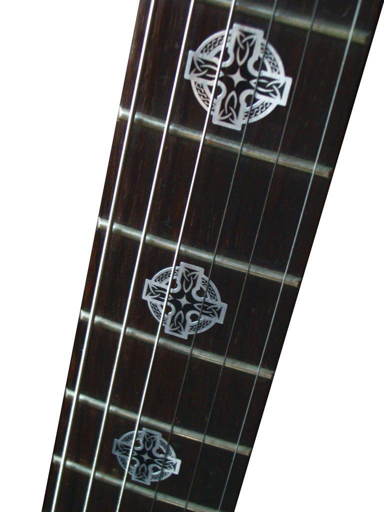 Metallic Celtic Cross - Fret Markers for Guitars & Bass / F-072CC-MT