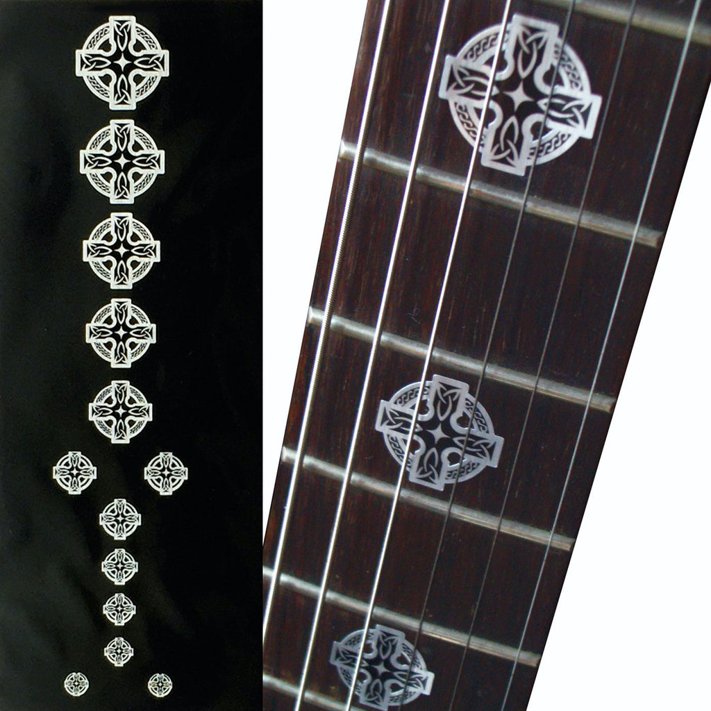 Metallic Celtic Cross - Fret Markers for Guitars & Bass / F-072CC-MT