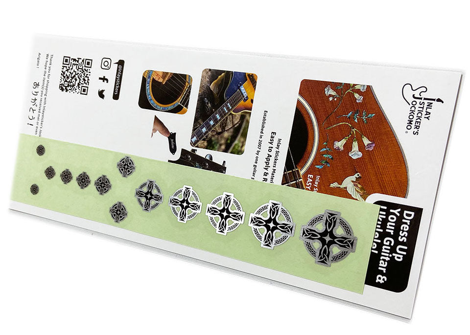 Metallic Celtic Cross - Fret Markers for Guitars & Bass / F-072CC-MT