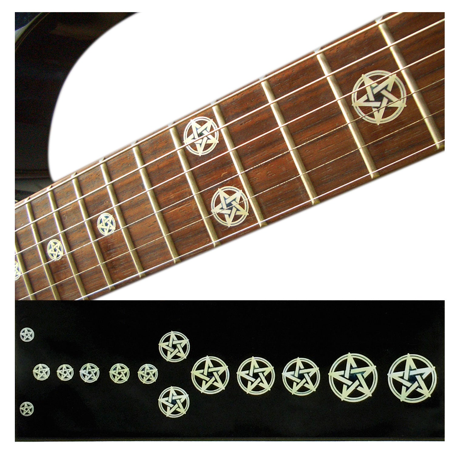 Kevin Bond Superjoint Jackson style fret markers decal for guitars