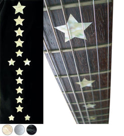 J-180 style stars fret markers for both guitars & bass