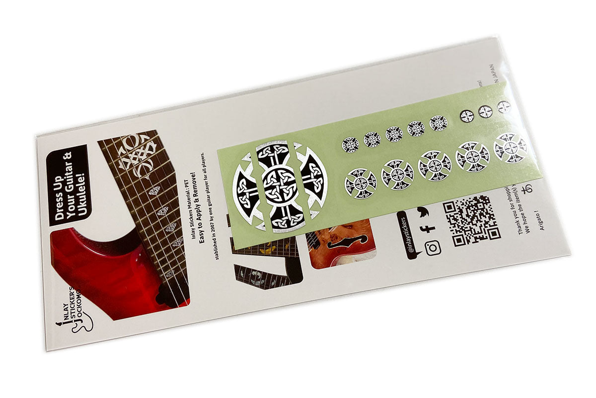 Celtic knot Cross Fret Markers for Guitar